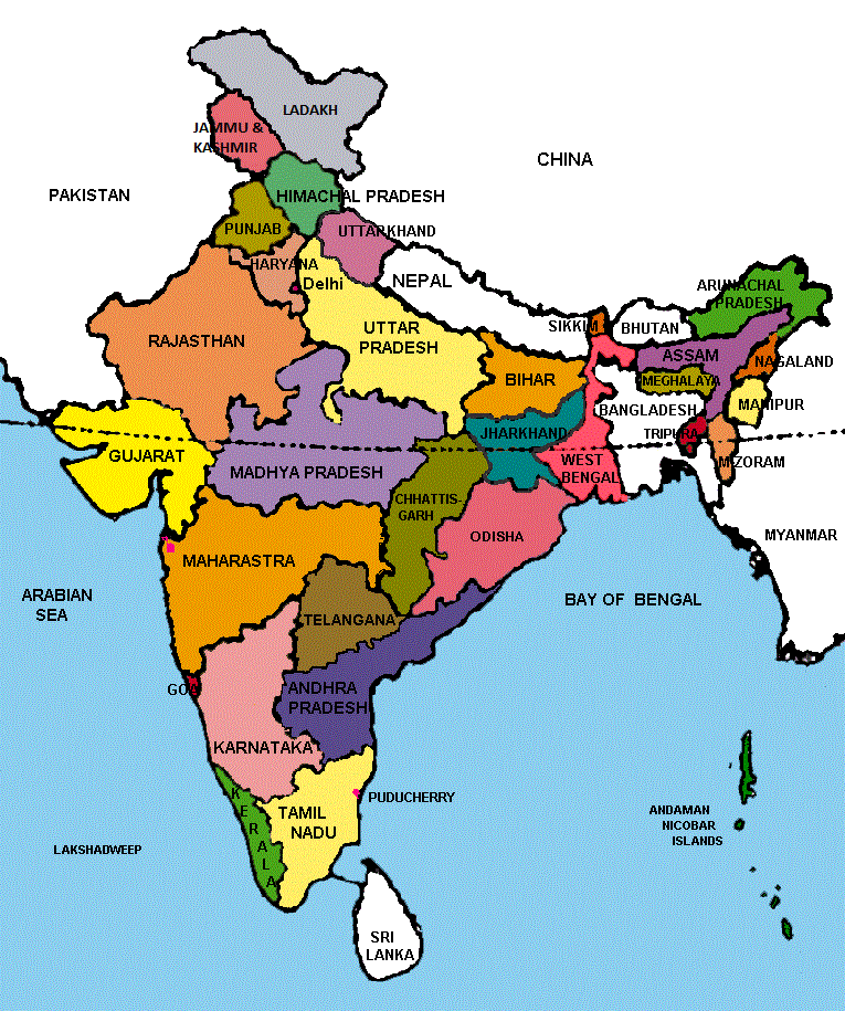 Political Map of India